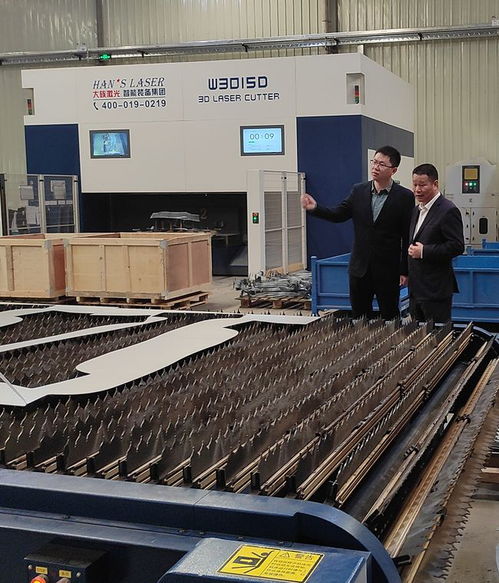 大族激光產業集團產品線總經理周桂兵到訪廣州和順汽車零部件公司