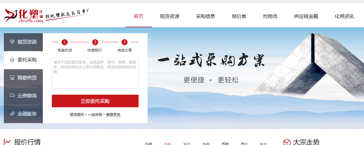 “化塑江湖”平臺上線 構建化塑交易雙贏局面 title=